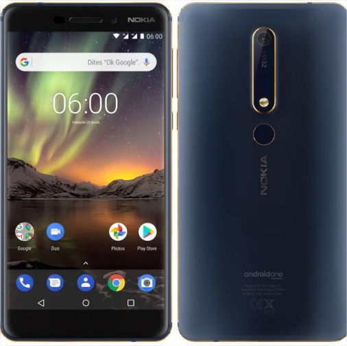 Nokia 6.1 - Bleu - 32 - État correct sur Quel Bon Plan
