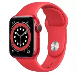 Apple Watch (Series 6) GPS - GPS - Aluminium - Rouge - Bracelet Sport - Rouge - 44mm