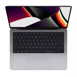 MacBook Pro Retina 14" M1 Pro 3,2Ghz 2021 - Apple M1 Pro 3,2Ghz - 8 - 16Go LPDDR5 - 512Go SSD - Apple GPU 14 - Gris Sidéral - macOS - AZERTY