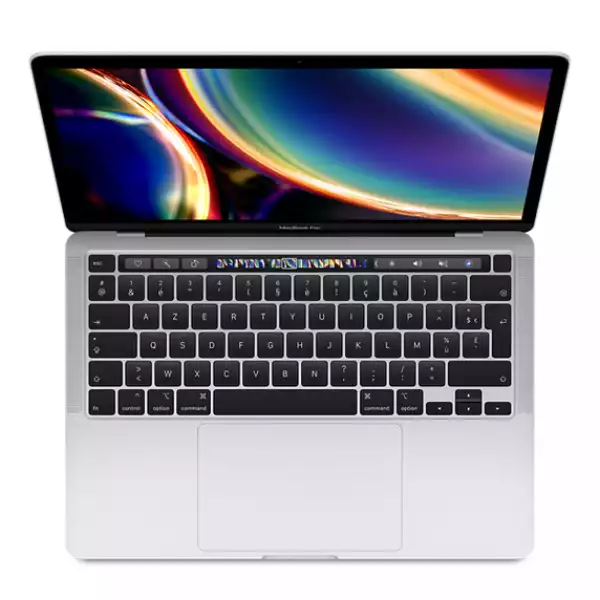 MacBook Pro Touch Bar 13" Core i5 1,4Ghz 2020 - Intel Core i5 1,4Ghz - 4 - 8Go LPDDR3 - 256Go SSD - Intel Iris Plus Graphics 645 - Argent - macOS - AZERTY 