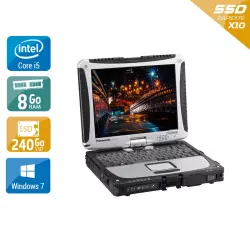 ToughBook CF 19 10" Core i5 2,5Ghz 2011 (Windows 7) - Intel Core i5 2,5Ghz - 2 - 8Go DDR3 - 240Go SSD - Intel HD Graphics - 
Gris / Noir - Windows 7 - AZERTY