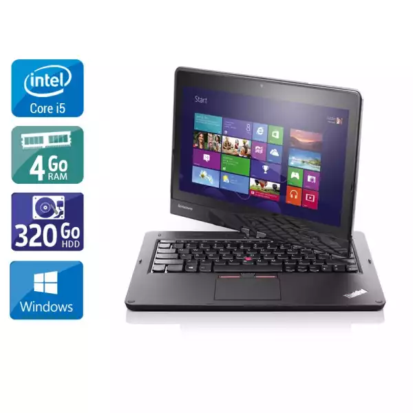 Thinkpad Twist 12,5" Core i5 1,8Ghz 2012 (Windows 10) - Intel Core i5 1,8Ghz - 2 - 4Go  DDR4 - 320Go HDD - Intel HD Graphics 4000 - 
Gris / Noir - Windows 10 - AZERTY 