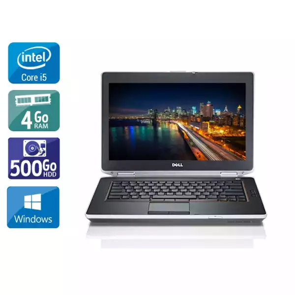 Latitude e6430 14" Core i5 2,7Ghz 2013 (Windows 10) - Intel Core i5 2,7Ghz - 2 - 4Go  DDR4 - 500Go HDD - ‎Intel HD Graphics 3000 - 
Gris / Noir - Windows 10 - AZERTY 