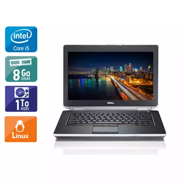 Latitude e6430 14" Core i5 2,7Ghz 2013 (Linux) - Intel Core i5 2,7Ghz - 2 - 8Go DDR3 - 1To HDD - ‎Intel HD Graphics 3000 - 
Gris / Noir - Linux - AZERTY 
