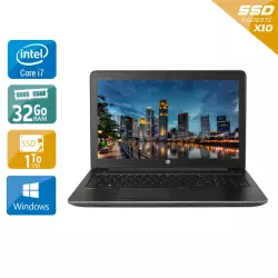 ZBook 15 G3 15,5" Core i7 2,7Ghz 2015 (Windows 10) - Intel Core i7 2,7Ghz - 4 - 32Go DDR4 - 1To SSD - Nvidia Quadro M1000M - 
Gris / Noir - Windows 10 - AZERTY