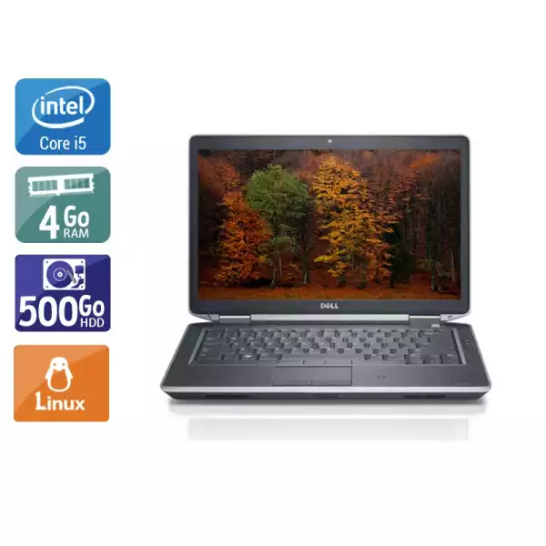 Latitude E5430 14,1" Core i5 2,6Ghz 2012 (Linux) - Intel Core i5 2,6Ghz - 4 - 4Go  DDR4 - 500Go HDD - Intel HD Graphics 4000 - 
Gris / Noir - Linux - AZERTY 