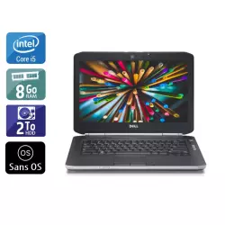 Latitude E5420 14,1" Core i5 2,5Ghz 2011 (Sans OS) - Intel Core i5 2,5Ghz - 4 - 8Go DDR3 - 2To HDD - Intel HD Graphics 3000 - 
Gris / Noir - Sans OS - AZERTY