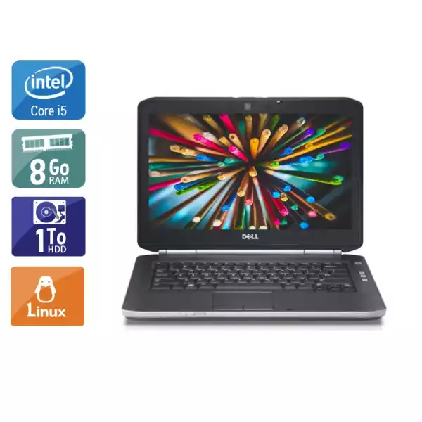 Latitude E5420 14,1" Core i5 2,5Ghz 2011 (Linux) - Intel Core i5 2,5Ghz - 4 - 8Go DDR3 - 1To HDD - Intel HD Graphics 3000 - 
Gris / Noir - Linux - AZERTY 