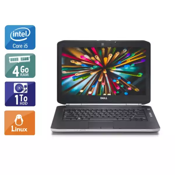 Latitude E5420 14,1" Core i5 2,5Ghz 2011 (Linux) - Intel Core i5 2,5Ghz - 4 - 4Go  DDR4 - 1To HDD - Intel HD Graphics 3000 - 
Gris / Noir - Linux - AZERTY 