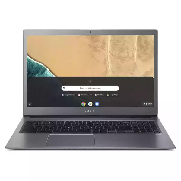 Chromebook CB715 15,6" Core i3 2,2Ghz 2020 (Chrome OS) - Intel Core i3 2,2Ghz - 2 - 4Go DDR4 - 128Go eMMC - Intel UHD Graphics 620 - Gris - Chrome OS - AZERTY 