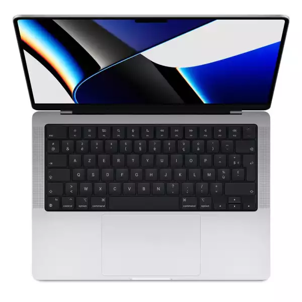 MacBook Pro 14" M1 Pro 3,2Ghz 2021 - Apple M1 Pro 3,2Ghz - 8 - 16Go Unifiée - 512Go SSD - Apple GPU 14 - Argent - macOS - AZERTY 