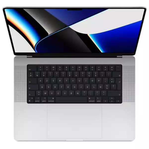 MacBook Pro 16" M1 Pro 3,2 Ghz 2021 - Apple M1 Pro 3,2 Ghz - 10 - 16 Go Unifiée - 512Go SSD - Apple GPU 16 - Argent - macOS - AZERTY 